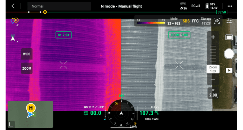 Roof Inspection Workflow 7 - Split Screen