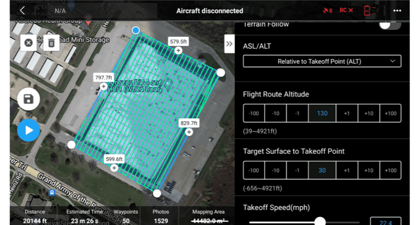 Roof Inspection Workflow 4 - Flight Altitude