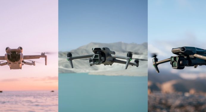 DJI Mini 4 Pro против DJI Air 3S против DJI Mavic 3 Pro