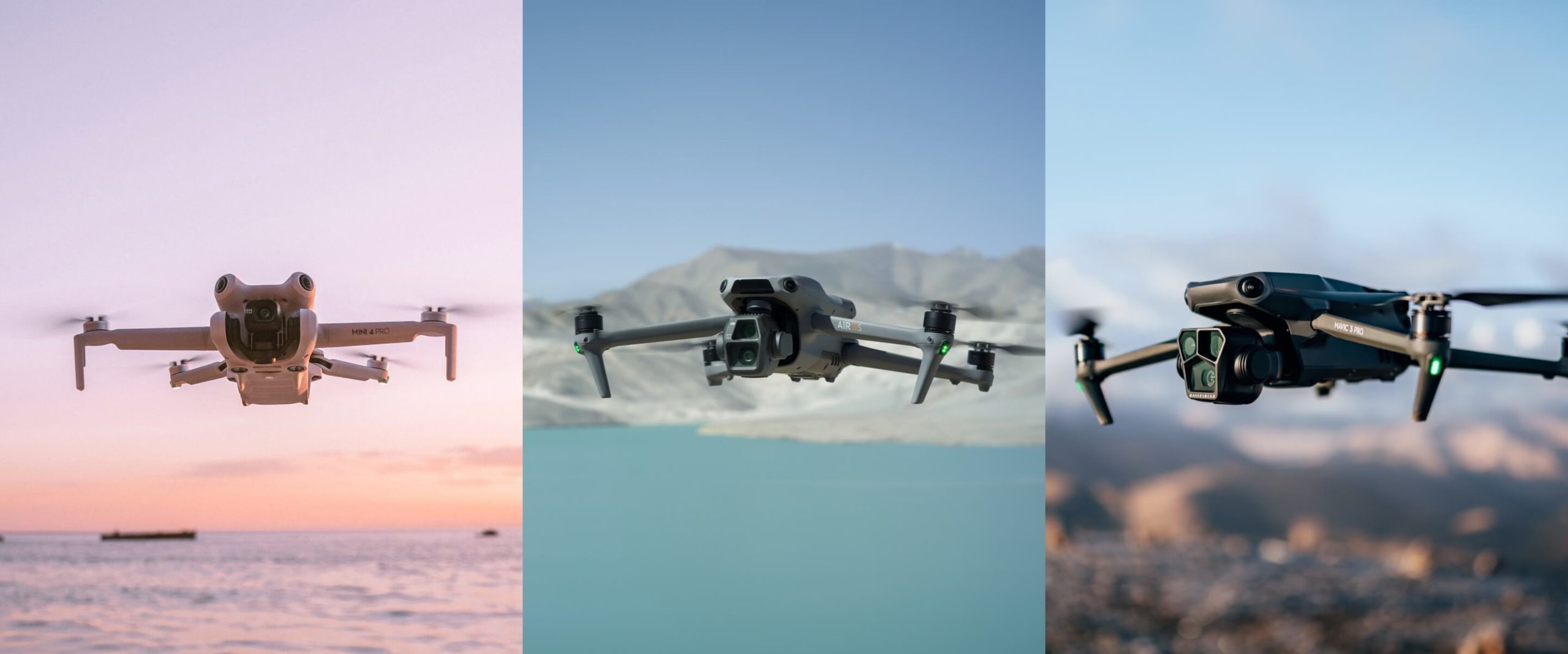 DJI Mini 4 Pro vs DJI Air 3S vs DJI Mavic 3 Pro