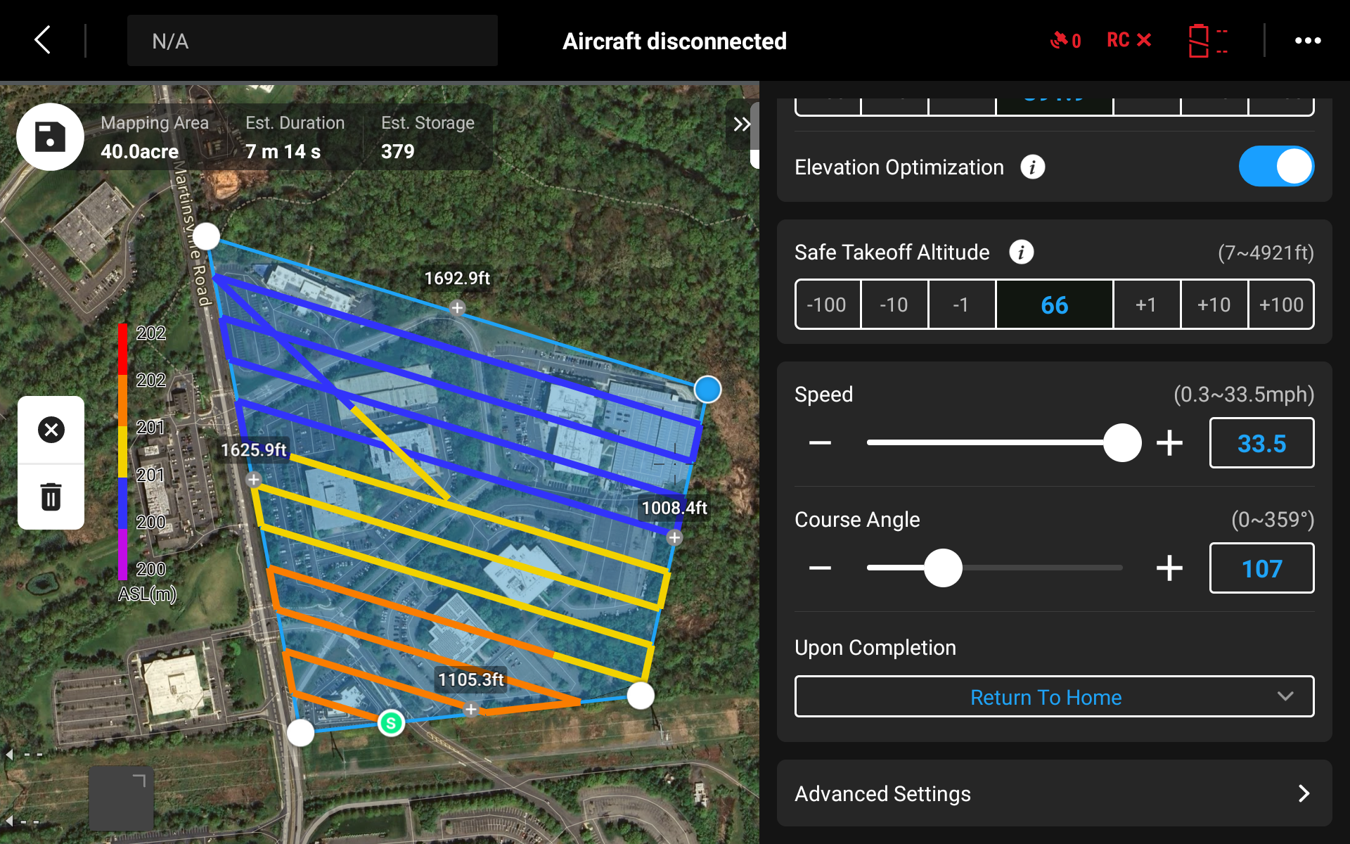 matrice2035020rtk202b20zenmuse20p120nadir20flight20plan2020 Matrice 350 RTK + Zenmuse P1 NADIR Flight Plan