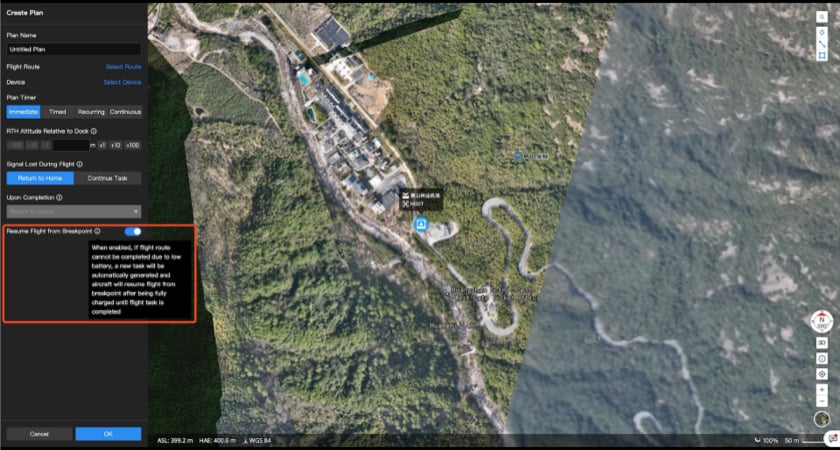 dji20dock20live20flight20controls20-20resume20flight20from20breakpoint DJI Dock Live Flight Controls - Resume Flight From Breakpoint